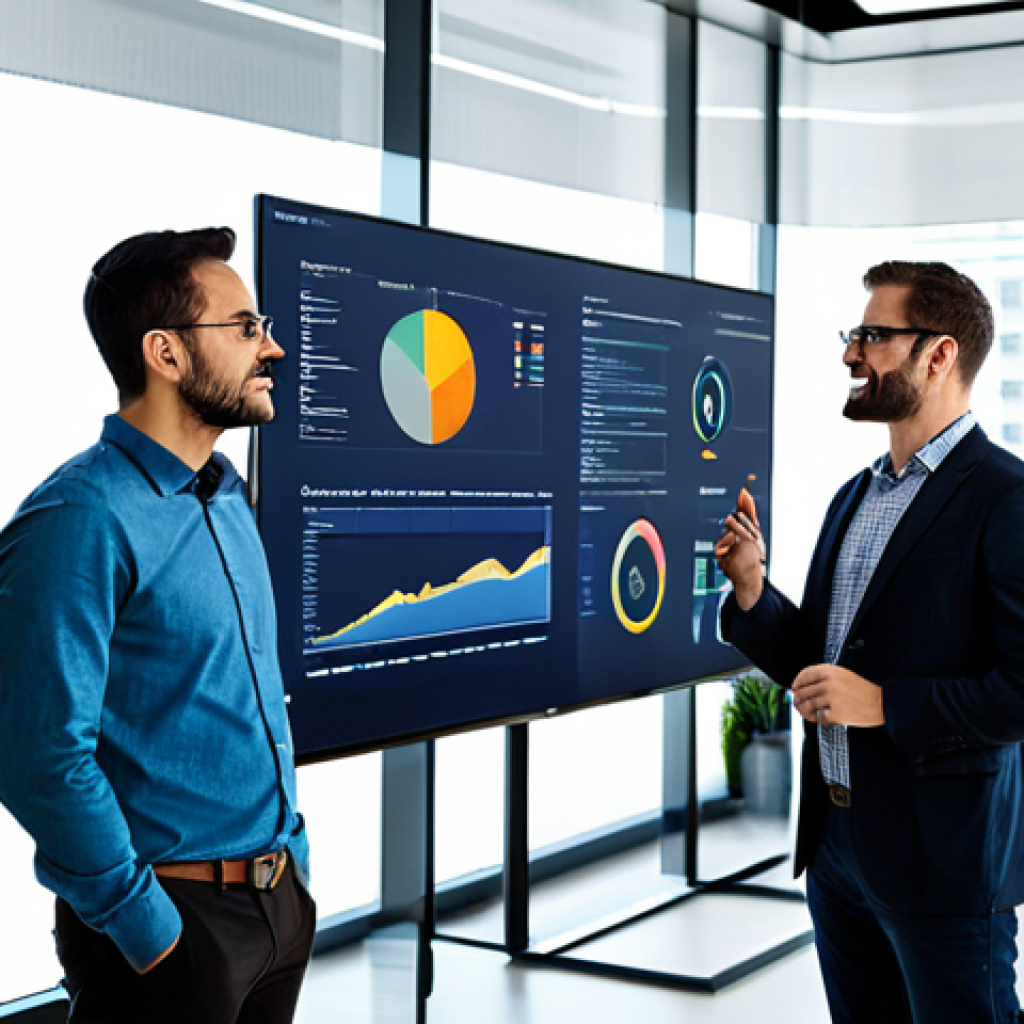 **

A team of diverse professionals collaborating on a project in a modern office space. They are fully clothed in business casual attire, discussing data visualized on a large screen displaying computer vision applications. The atmosphere is bright and collaborative, showcasing innovation and problem-solving. Safe for work, appropriate content, family-friendly, perfect anatomy, natural proportions, professional.

**