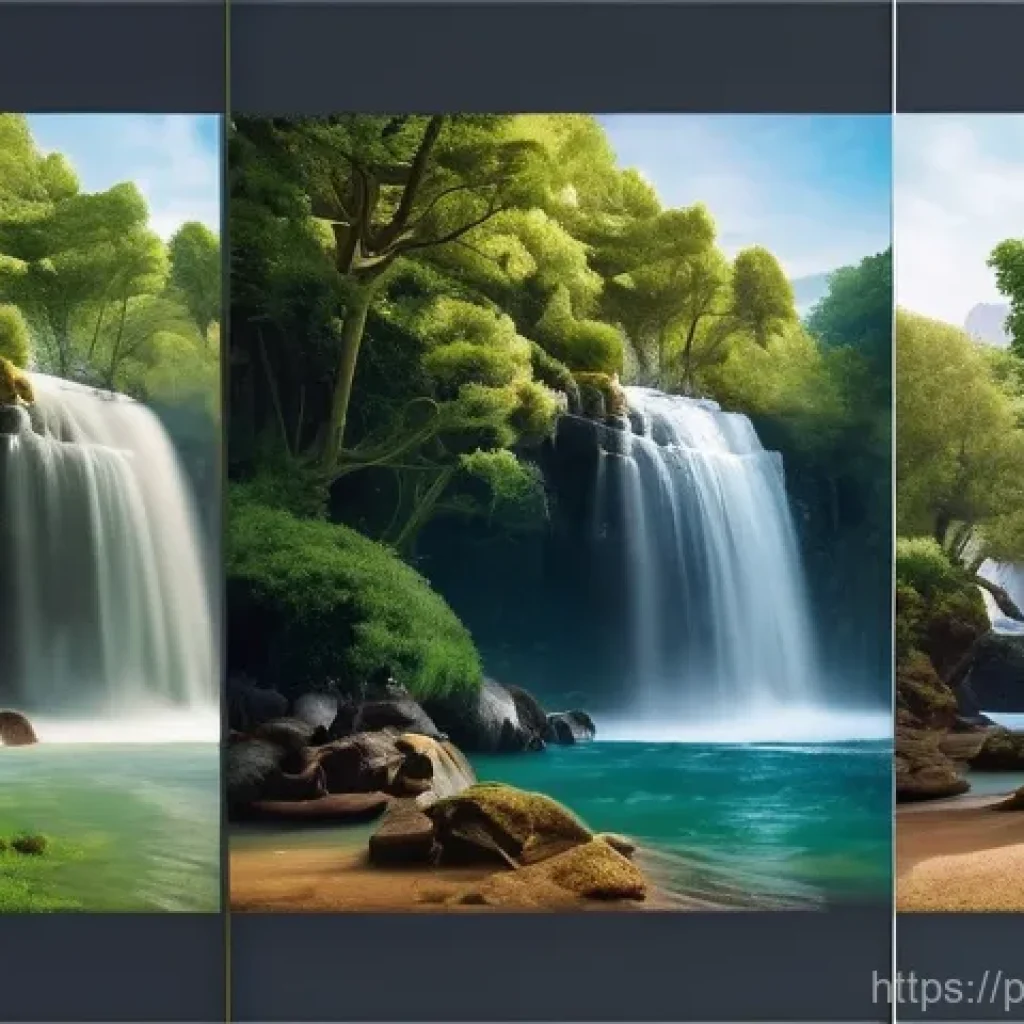 AI 이미지 생성과 디지털 마케팅 - Here are three image generation prompts in English, adhering to all the specified guidelines: