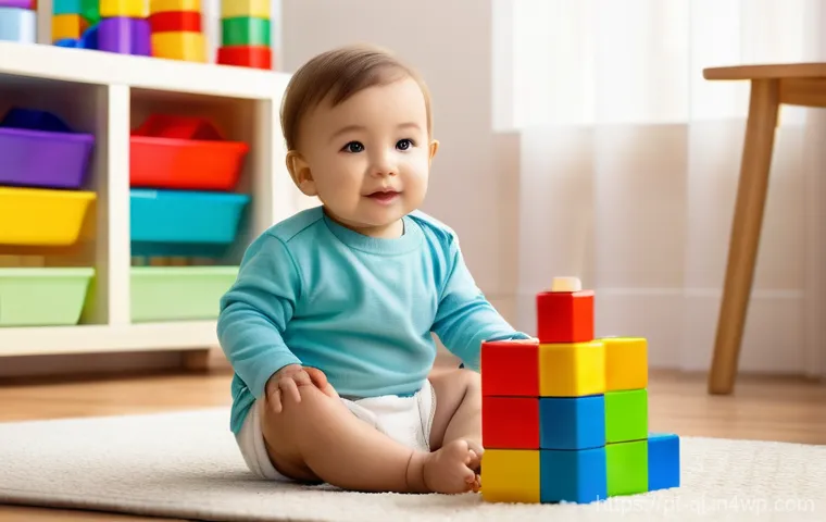 AI 이미지 생성에 대한 소비자 인식 - **Prompt 1: "A cheerful toddler, approximately 18 months old, playing with brightly colored building...