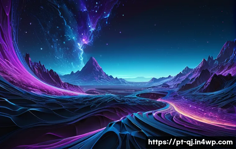 AI 이미지 생성의 과학적 접근 - **Prompt:** "A breathtaking abstract representation of Artificial Intelligence generating art. Flowi...