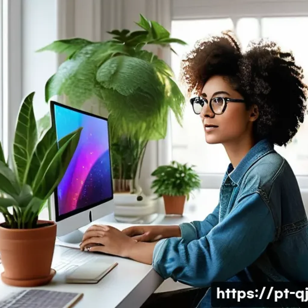 AI 이미지 생성의 사용자 경험 혁신 전략 - A vibrant digital art studio scene set in a modern São Paulo apartment, featuring a young Brazilian ...